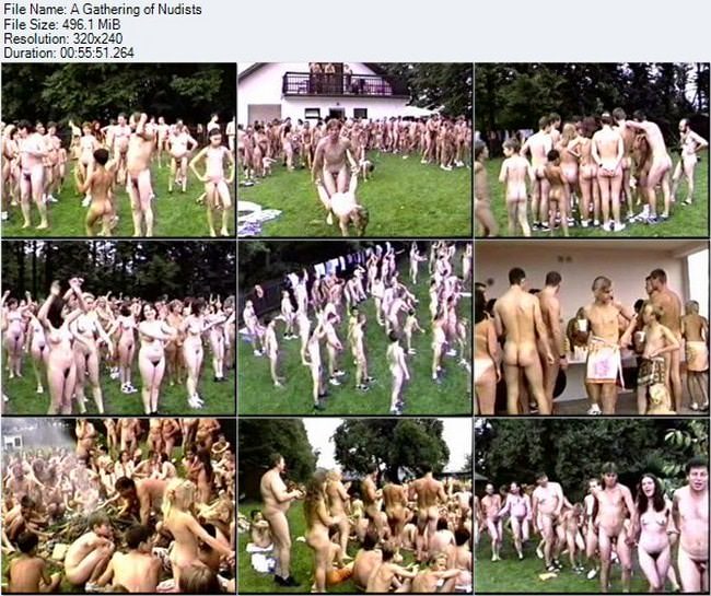 Nudism video - A gathering of nudists