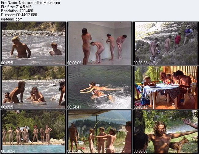 Nudism video - Naturists in the mountains