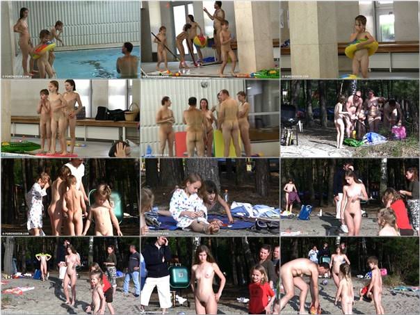 Family nudism video - Naturist sport medley [vol 1]