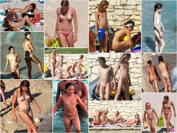Young nudists photo - Purenudism family