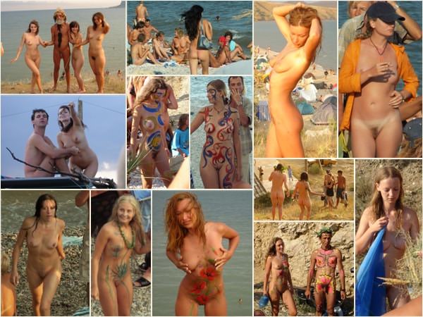 Young nudists photo - Neptune day side views