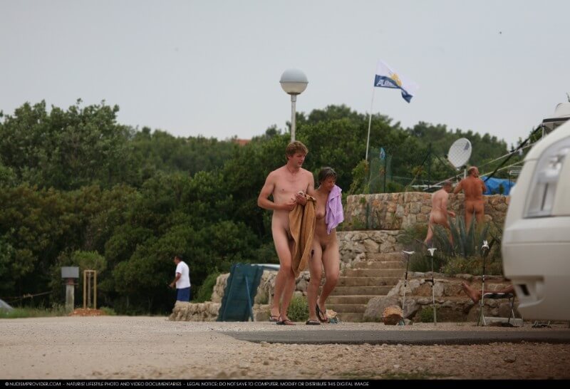 Nudism Family Indian Summer Painting photo gallery - Naturism encourages sincerity and honesty regarding the body