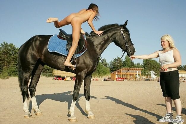 Ride on horseback - For naturists, nudity is part of natural existence
