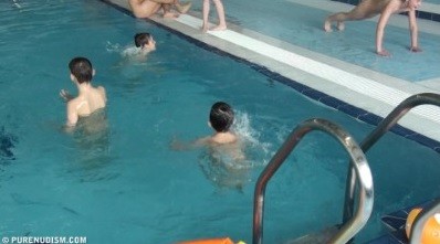 Poolside activities 1 Full HD - Naturism teaches us to accept everyones differences and unique qualities without embarrassment