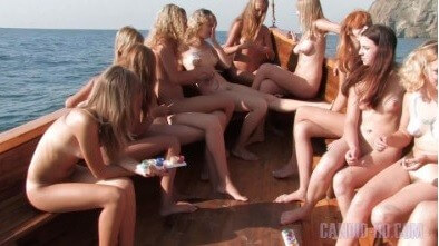 Candid HD: Nudist Boat Cruise Full HD video - Joy and pleasure are part of the nudist experience