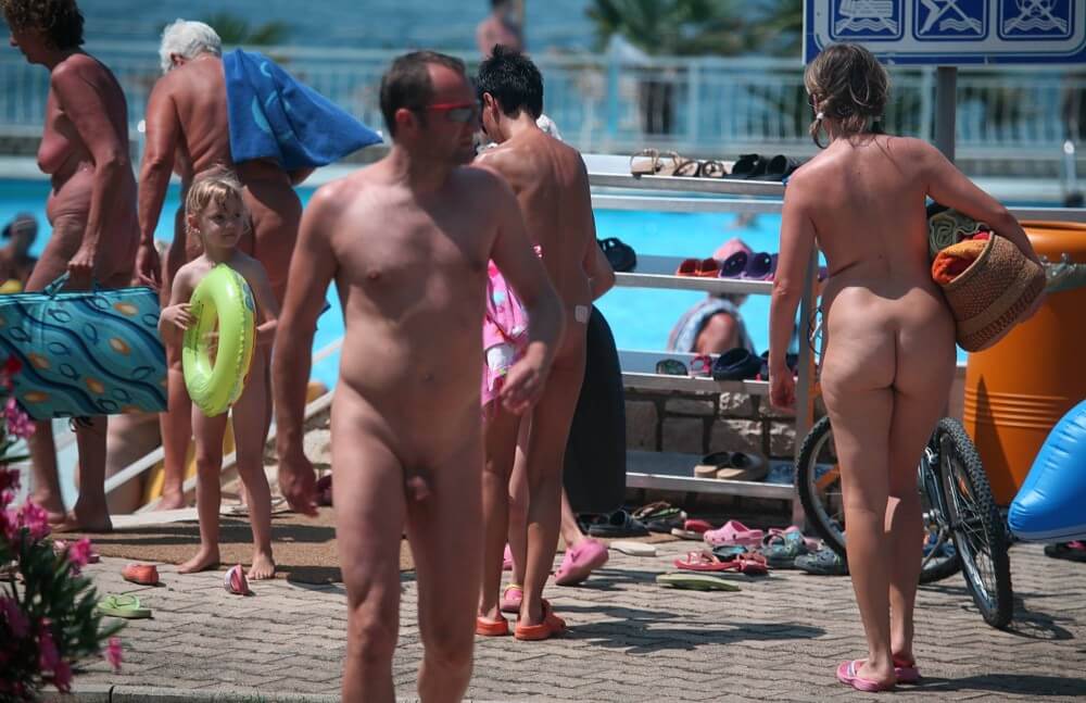 Daytime Nudists Chill Out photos - Growing up on a nudist beach