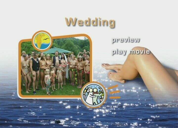 A wedding in a nudist collective - Nudism helps overcome complexes and fears