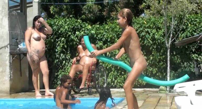 Oceanic Backyard Noon # 1 Full HD - Nudity helps one appreciate the present moment