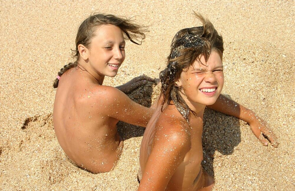 Ocean Beach Relaxing Photo Set - The nudist community strives for tolerance