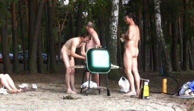 Naturist Sport Medley 2 - Clothing is also a mask for a nudist