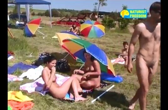 Naturist Freedom  Bathing and Gravel Pit - In naturism, people are equal regardless of circumstances