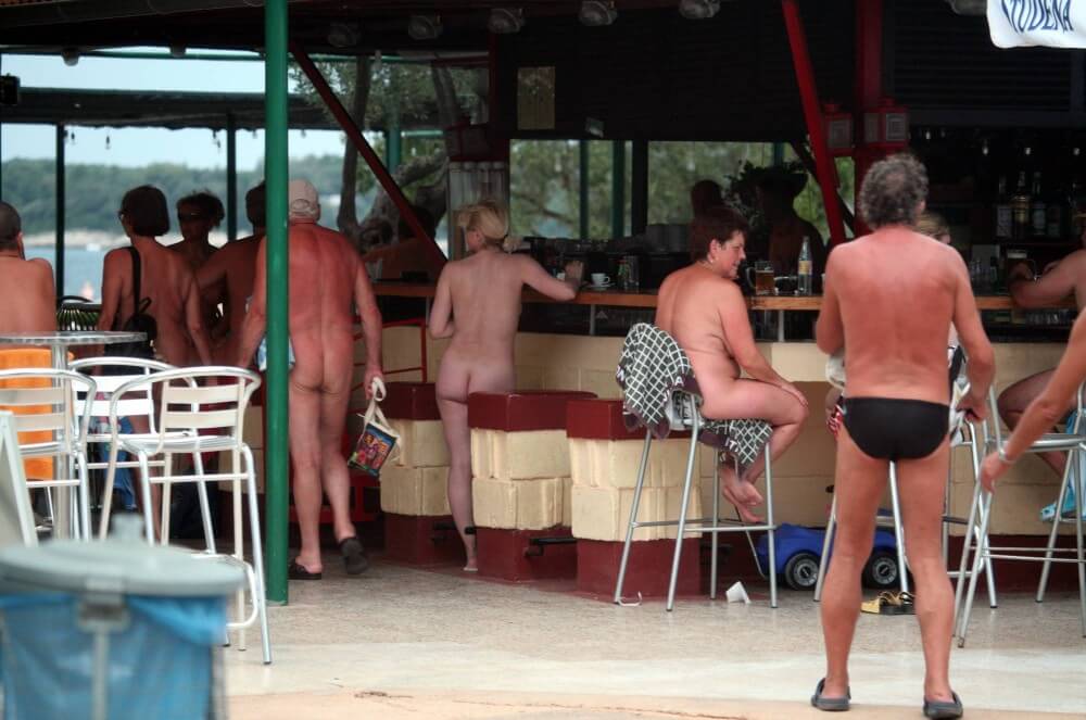 Outdoor diner view - Nudity is part of natural existence