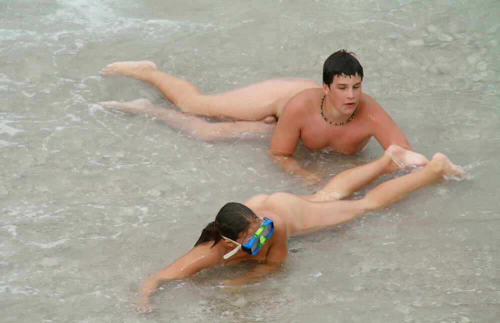 Wading In The Shallows pics - A nudist values trust and honesty between people