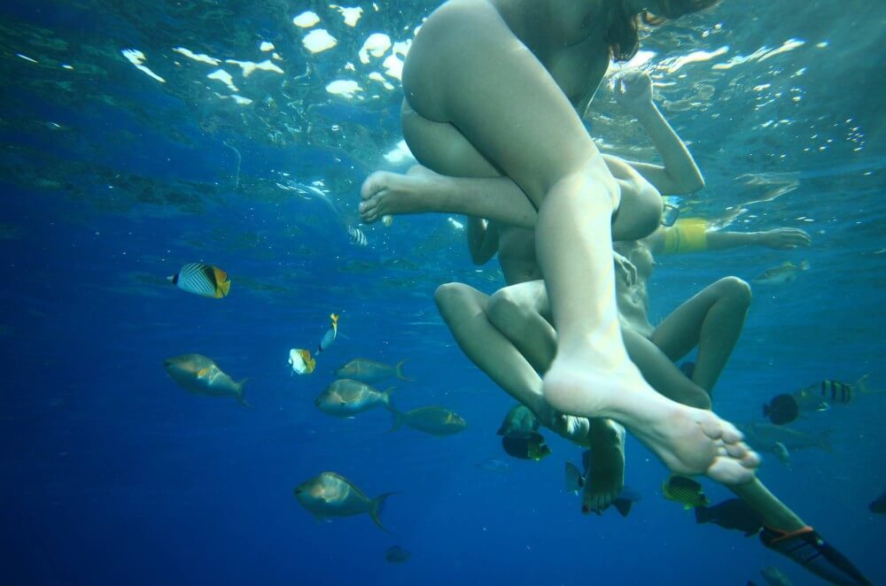 Egyptian Snorkelers Part - Freedom from clothing is an integral part of naturism