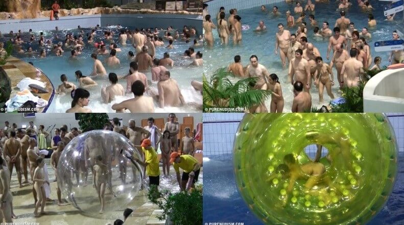 Walking on water Full HD - A nudist values trust and friendliness among people
