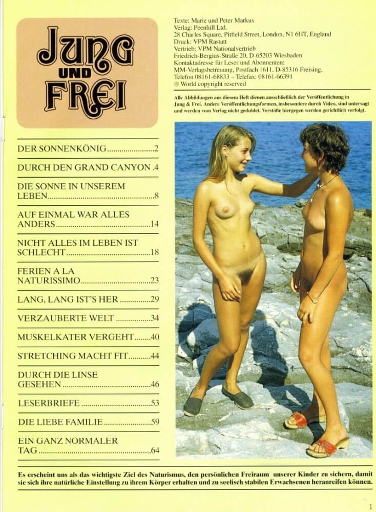 Jung und Frei Nr 76 - Nudists strive for inner harmony and peace of mind