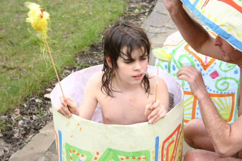 Easter 2X Eggs Outdoors photos - Nudism is based on human nature
