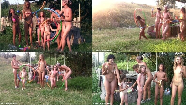 Countryside lounging 2 Full HD video - Naturism encourages sincerity and honesty regarding the body