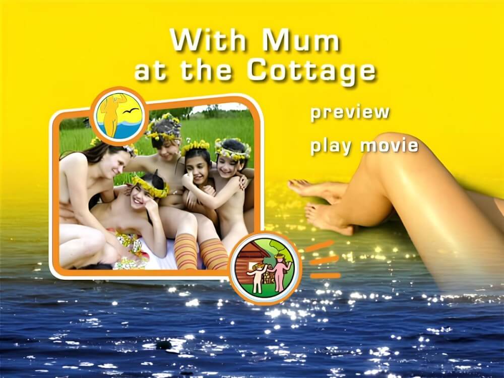 Naturist Freedom: With Mum at the Cottage DVD - The practice of nudism fosters trust and honesty