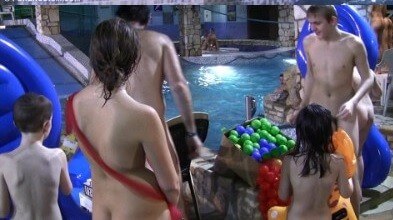 Splashing Water Zone 1 - Participation in nudism contributes to personal growth