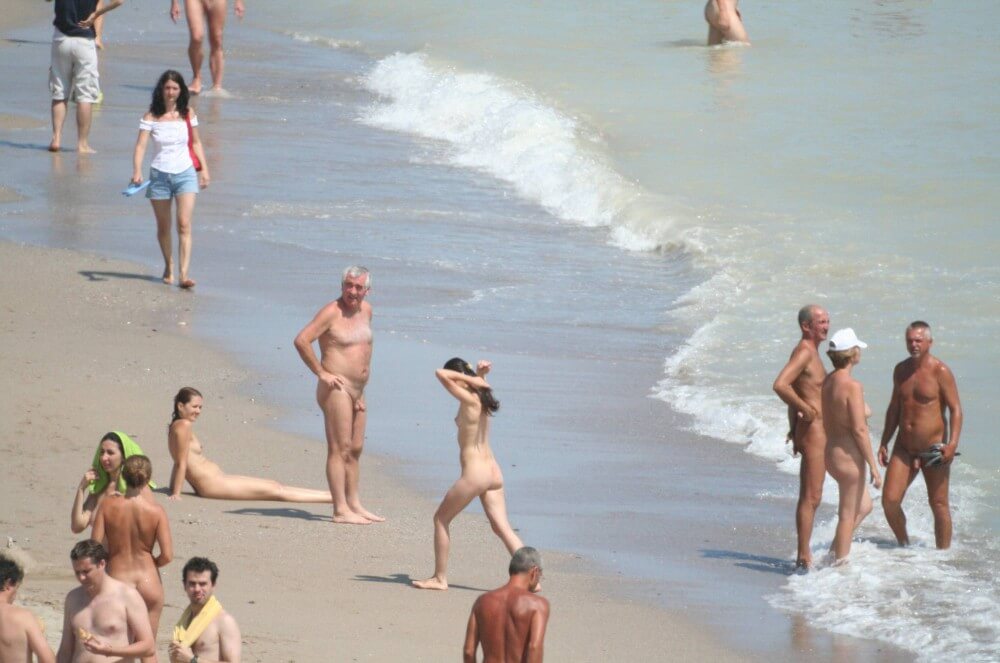 Costinesti Beach Groups pics - Nudism supports freedom of self-expression and individuality