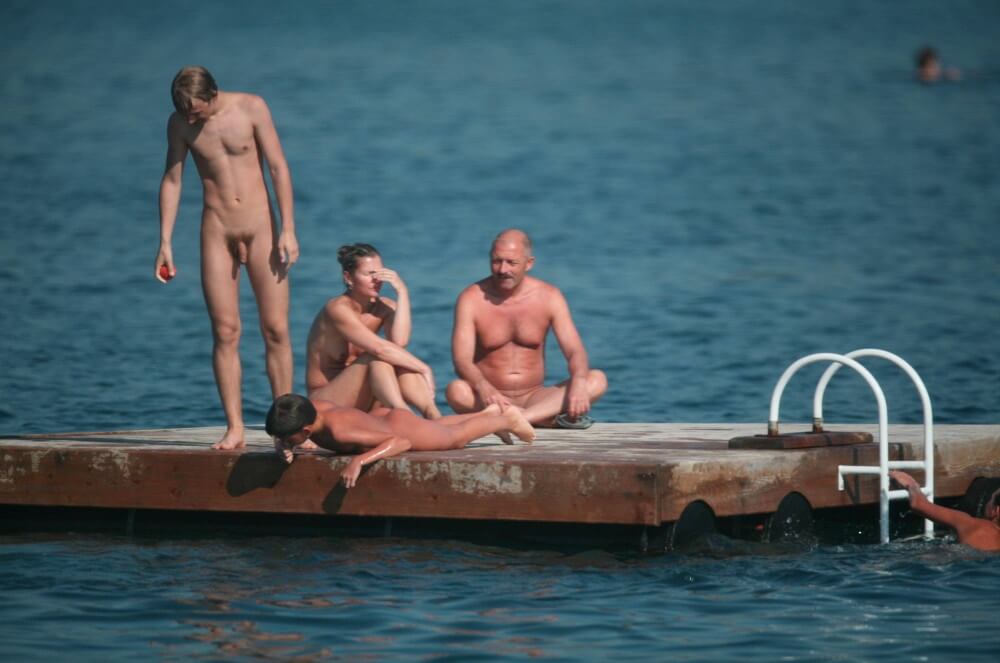 Naturist Family Water Slab pics - Private nudist club