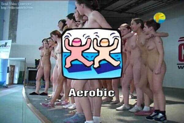 Naturist Freedom: Aerobic - Nature provides the energy and strength for life, and well simply be naked