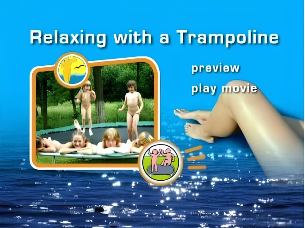 Naturist Freedom: Relaxing with a trampoline DVD - Naturist Club: Exclusive Content