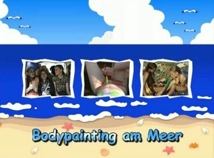 Naturistin: Bodypainting am Meer - Freedom is an integral part of naturism