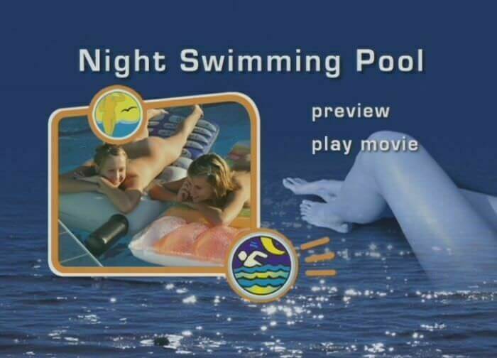 Naturist Freedom: Night swimming pool - Advocates of naturism and nudism live in harmony with nature