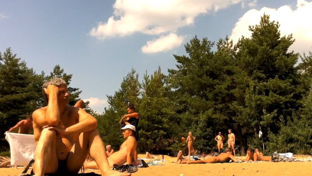 Nudist camping in the forest video HD - Naturism creates harmony with the environment