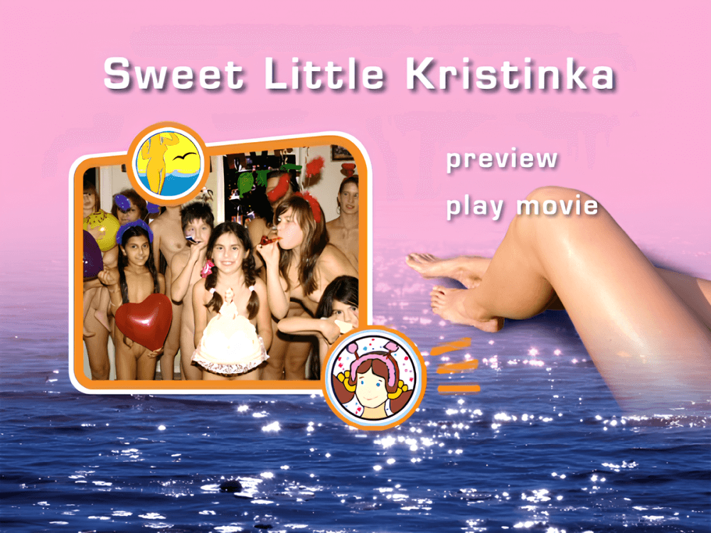 Naturist Freedom: Sweet Little Kristinka DVD - Living in harmony and tranquility is the goal of naturists