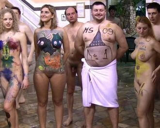 AquaPark Pageant Night Full HD video - Nudism and naturism value harmony and balance