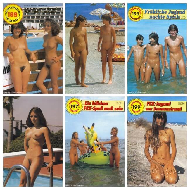 Sonnenfreunde Sonderheft FKK Jugend an sonnigen Stranden / alle Ausgaben von Zeitschriften - Nudists relax beautifully—a sight to behold